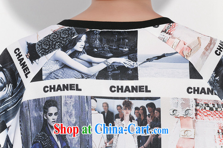 Director of the Advisory Committee 2015 summer new, loose the fat XL women mm thick, long, short-sleeved stamp T-shirt-skirt T go Soo-pattern are relaxed, picture, price, brand platters! Elections are good character, the national distribution, so why buy now enjoy more preferential! Health