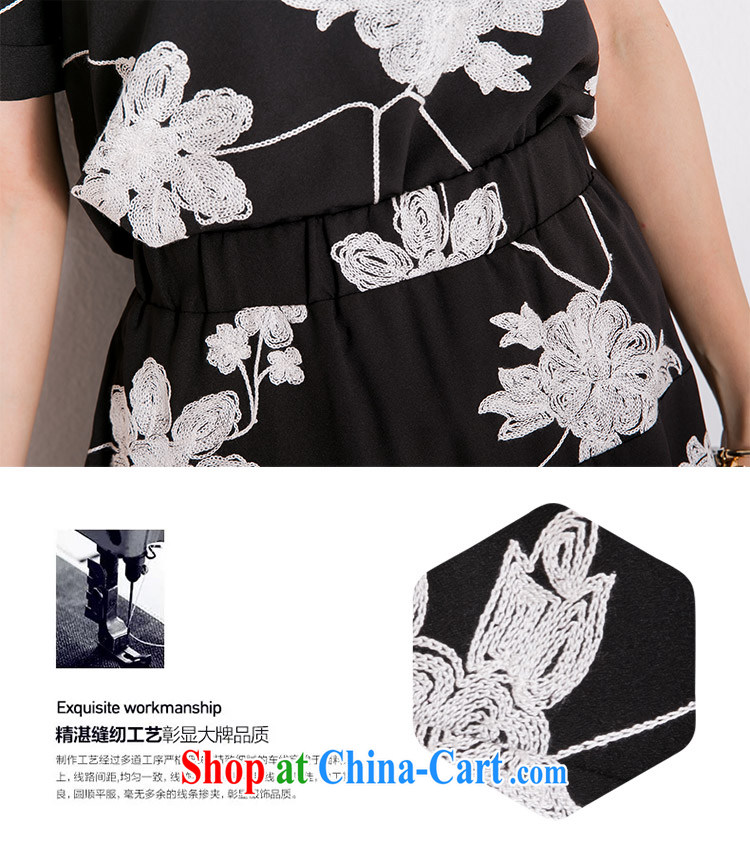 The honey and diverse large, female thick mm summer new, greater graphics thin short-sleeve T-shirt + body skirt 2-piece kit skirt women 9401 black 2 XL recommendations 130 150 Jack pictures, price, brand platters! Elections are good character, the national distribution, so why buy now enjoy more preferential! Health