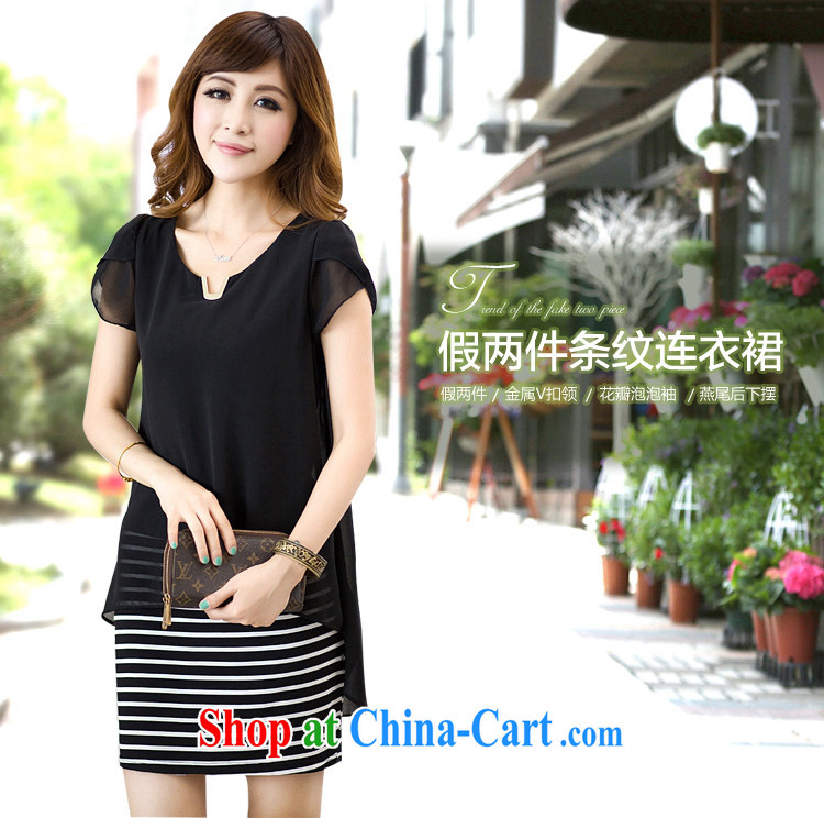 The ZORMO Code women Summer Snow woven stitching streaks the code dress mm thick and fat XL attire short skirts black XXXL 145 - 160 Jack pictures, price, brand platters! Elections are good character, the national distribution, so why buy now enjoy more preferential! Health