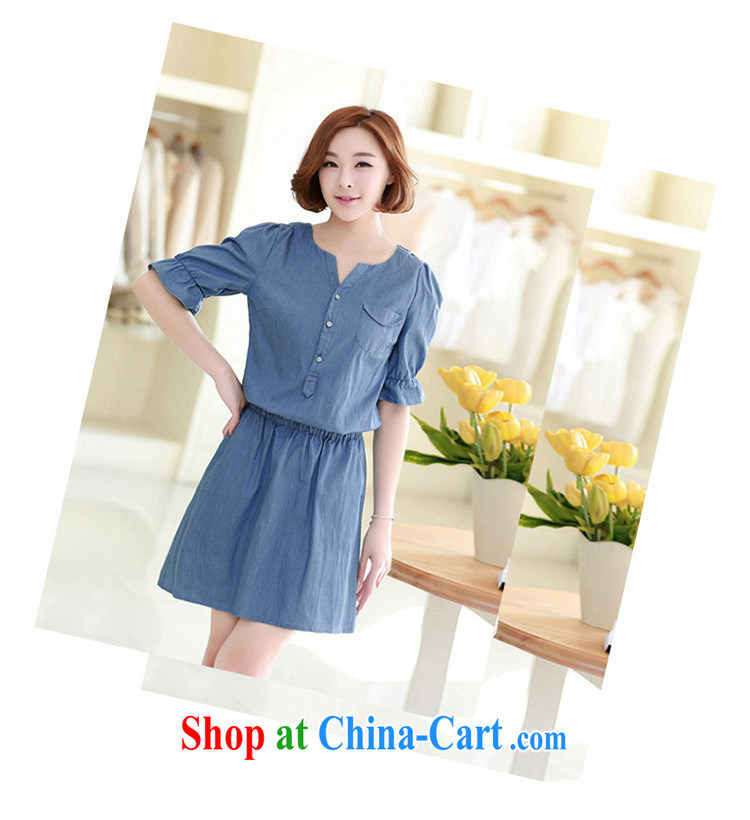 queen sleeper sofa Ngai Sang King, female 2015 summer thick MM and indeed XL denim dress elasticated cuff Korean loose short-sleeve dress 1645 picture color 3XL recommendations 170 - 200 Jack pictures, price, brand platters! Elections are good character, the national distribution, so why buy now enjoy more preferential! Health