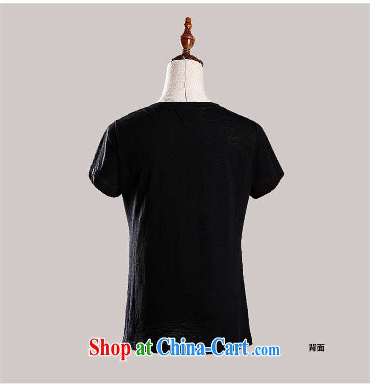 Constitution the larger female 2015 summer new thick mm beauty graphics thin card stamp short sleeve shirt T 2710 black 128/5 XL pictures, price, brand platters! Elections are good character, the national distribution, so why buy now enjoy more preferential! Health