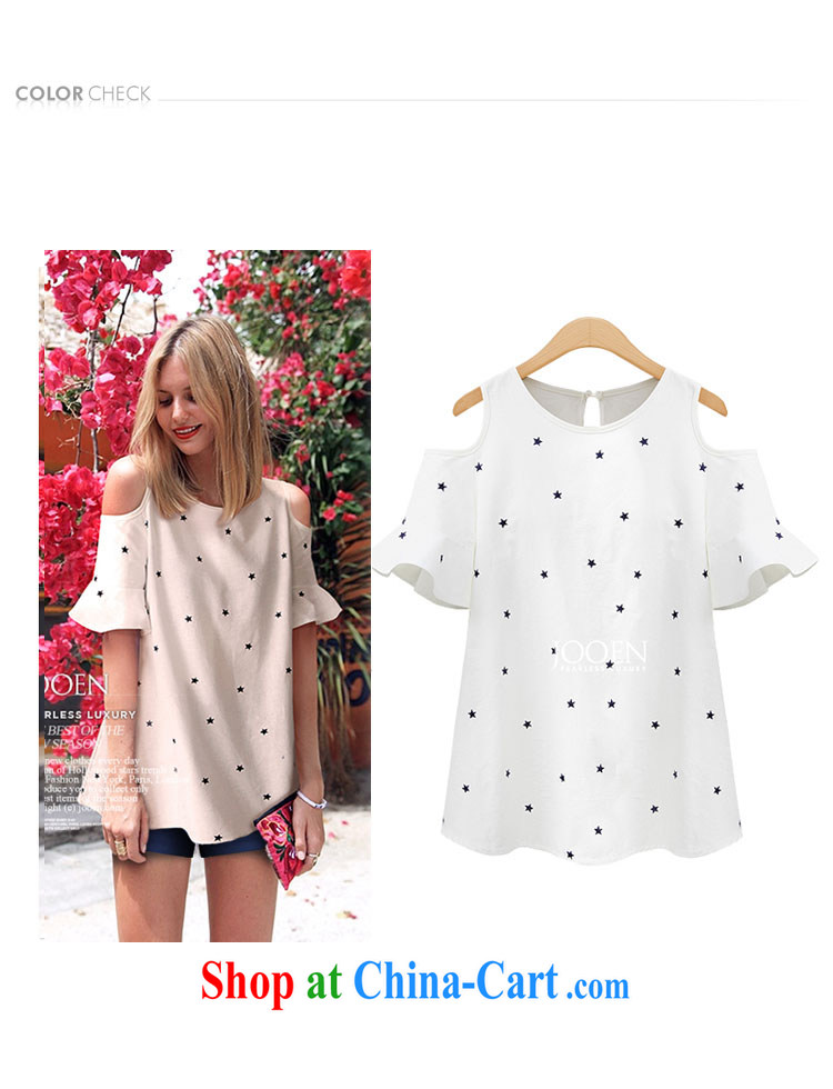 crystal, XL women 2015 Europe and new, your shoulders relaxed stars graphics thin short sleeved shirt T Jack white XXL pictures, price, brand platters! Elections are good character, the national distribution, so why buy now enjoy more preferential! Health