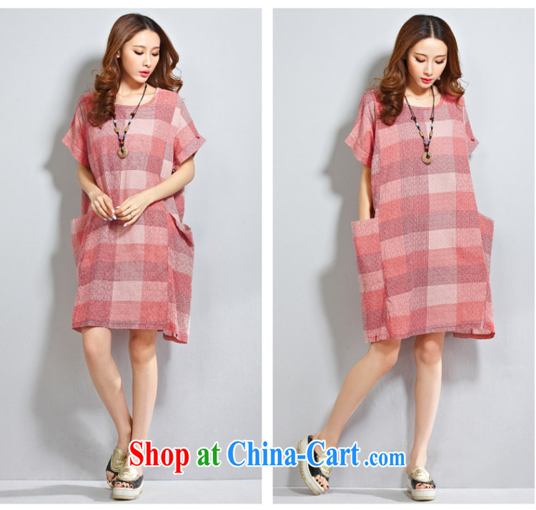 She concluded her card the code female summer and indeed increase the cotton dress 2015 new mask stomach Korean lax round-collar tartan even blue skirt are code pictures, price, brand platters! Elections are good character, the national distribution, so why buy now enjoy more preferential! Health