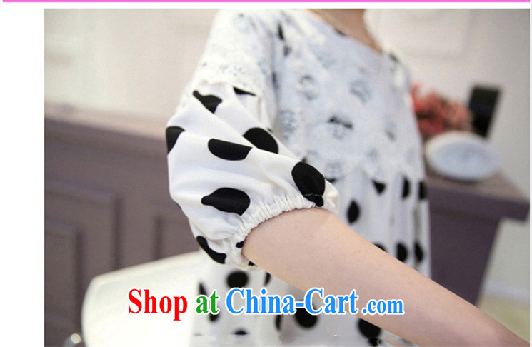 The Charlene 2015 summer new women with larger female thick sister summer graphics thin lace stitching wave in snow cuff woven shirts girls summer white XXXL pictures, price, brand platters! Elections are good character, the national distribution, so why buy now enjoy more preferential! Health