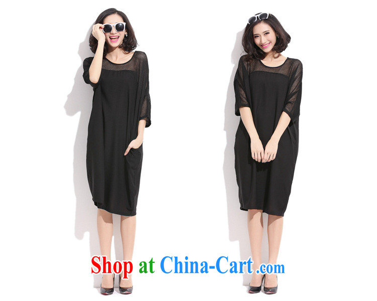 Surplus in 2015, new American and European wind loose the code dress Openwork lace spell series dress pregnant women skirt #9028 black are code pictures, price, brand platters! Elections are good character, the national distribution, so why buy now enjoy more preferential! Health