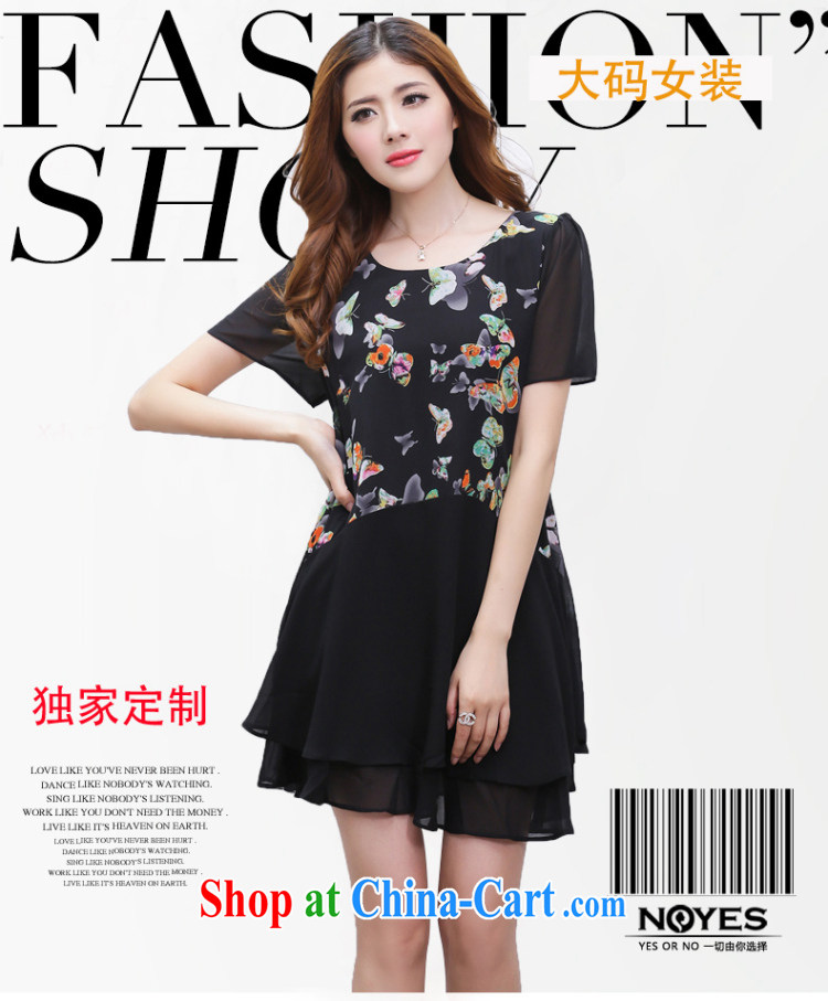 Mr Chau Tak-hay shadow larger female summer new, thick mm stylish stitching stamp snow woven loose video thin dresses black XXXXL - recommendations 171 - 185 Jack pictures, price, brand platters! Elections are good character, the national distribution, so why buy now enjoy more preferential! Health