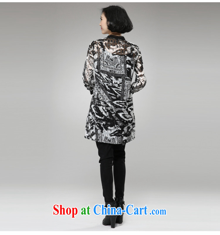 Eternal show the fat XL female snow woven shirts thick sister summer 2015 new thick mm thick, graphics thin, gold, stamp duty on T-shirt shirt jacket black 3 XL pictures, price, brand platters! Elections are good character, the national distribution, so why buy now enjoy more preferential! Health
