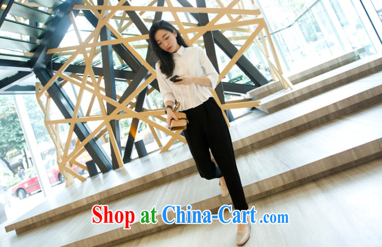 ZZ &FF summer 2015 new, larger female thin thick MM XL video thin 9 leisure suits, trousers girls loose castor black 6 XL pictures, price, brand platters! Elections are good character, the national distribution, so why buy now enjoy more preferential! Health