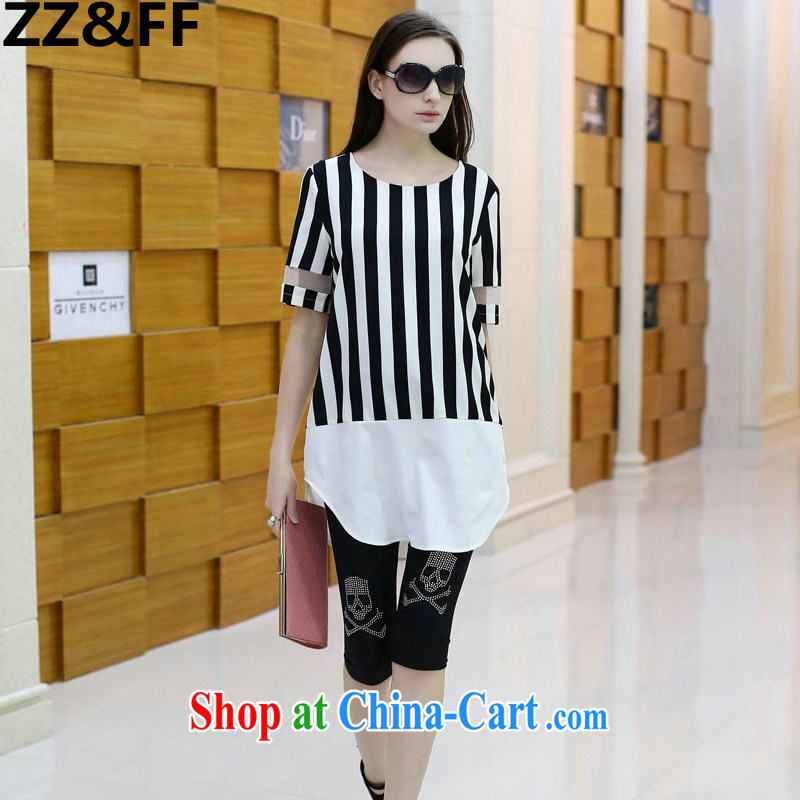 ZZ _FF 2015 Summer in Europe and the new emphasis on MM and indeed XL female T shirts loose T-shirt short-sleeved snow woven shirts picture color XXXXXL