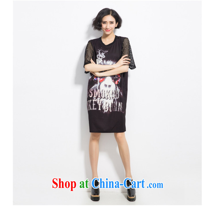 1000 double Yi Su-ha, mm thick in Europe and America, the Women in long, digital printing 100 ground graphics thin dresses X 2262 black XXL pictures, price, brand platters! Elections are good character, the national distribution, so why buy now enjoy more preferential! Health