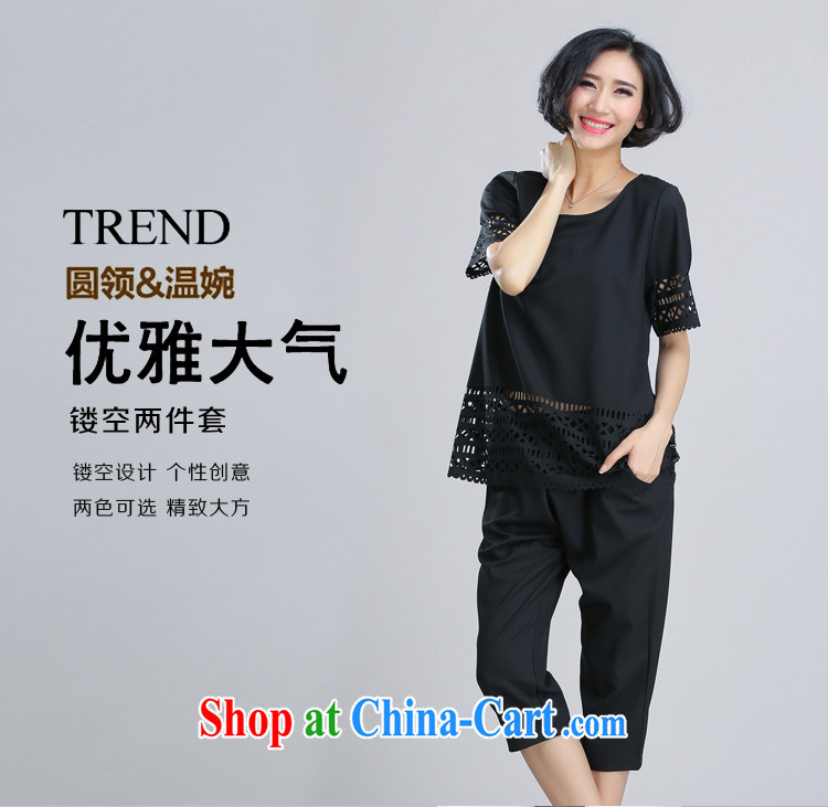 The Gore level, 2015 summer new, larger female and FAT and FAT sister loose video thin short-sleeve jacket Kit female black 3 XL pictures, price, brand platters! Elections are good character, the national distribution, so why buy now enjoy more preferential! Health