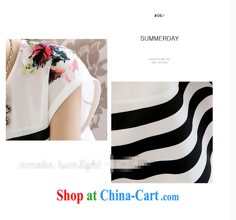 Beautiful gang summer new Korean fashion Beauty Stripe short-sleeved stamp color T-shirt 2112 photo color XL pictures, price, brand platters! Elections are good character, the national distribution, so why buy now enjoy more preferential! Health