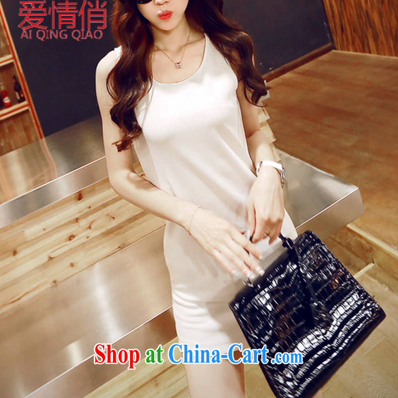 Love is indeed the increase, Mr Jack King code graphics thin Sleeveless T-shirt on the MM long strap vest 200 black large code XXXXL, love for AI QING QIAO), online shopping
