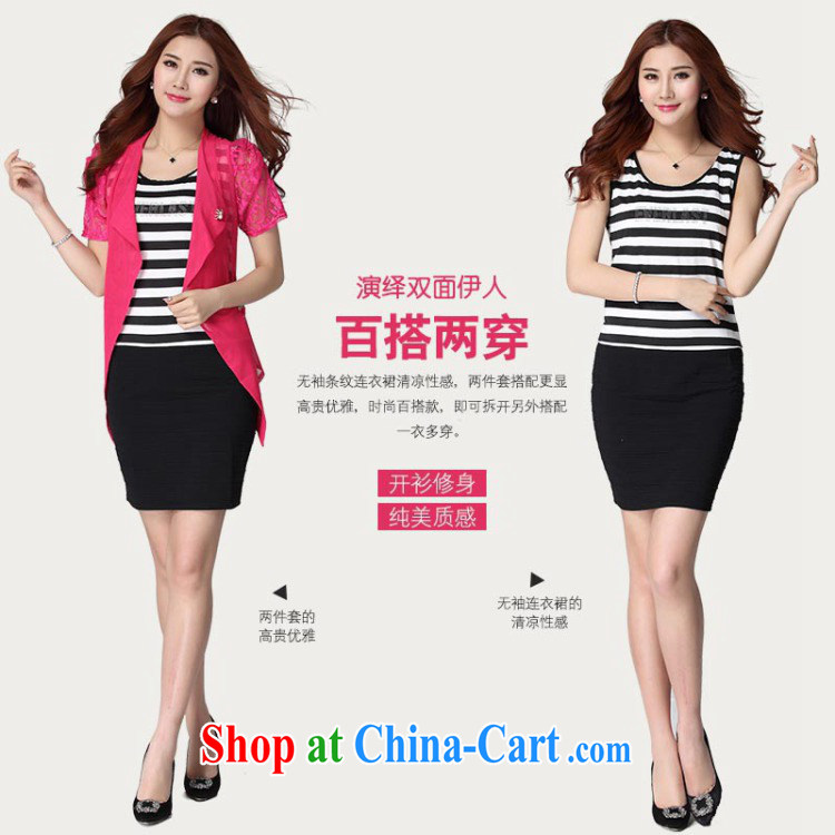 The package mail 2015 New Two Piece Set with short skirts and XL striped package and vest dress short-sleeved jacket shawl 100 ground two black 3XL approximately 135 - 165 Jack pictures, price, brand platters! Elections are good character, the national distribution, so why buy now enjoy more preferential! Health