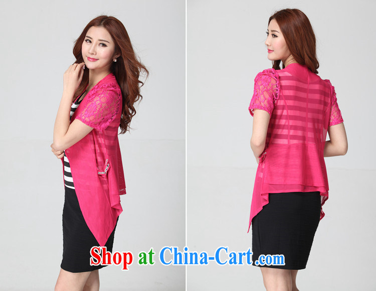 The package mail 2015 New Two Piece Set with short skirts and XL striped package and vest dress short-sleeved jacket shawl 100 ground two black 3XL approximately 135 - 165 Jack pictures, price, brand platters! Elections are good character, the national distribution, so why buy now enjoy more preferential! Health