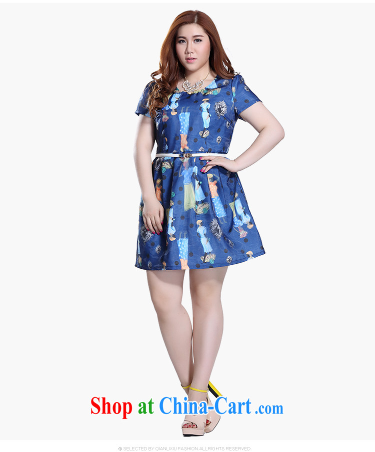 Slim Li-su 2015 summer new, larger female simple round-collar stamp short-sleeved dresses Q 8327 yellow XL pictures, price, brand platters! Elections are good character, the national distribution, so why buy now enjoy more preferential! Health