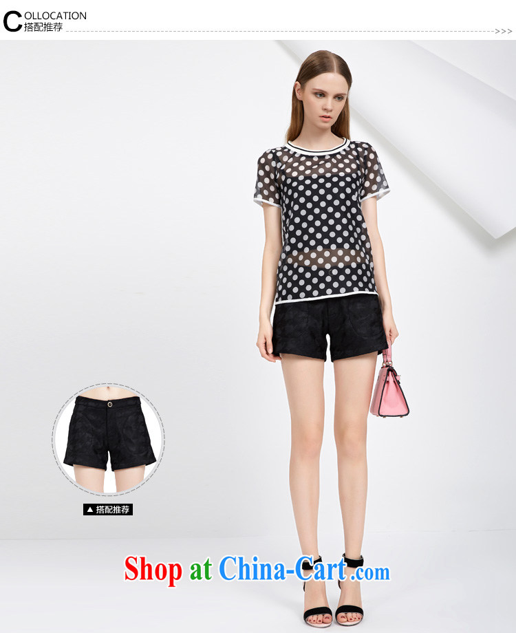cheer for 2015 XL girls thick MM summer new Korean Wave point video thin black-out poverty short-sleeved Web yarn T pension 2790 black 3 XL pictures, price, brand platters! Elections are good character, the national distribution, so why buy now enjoy more preferential! Health