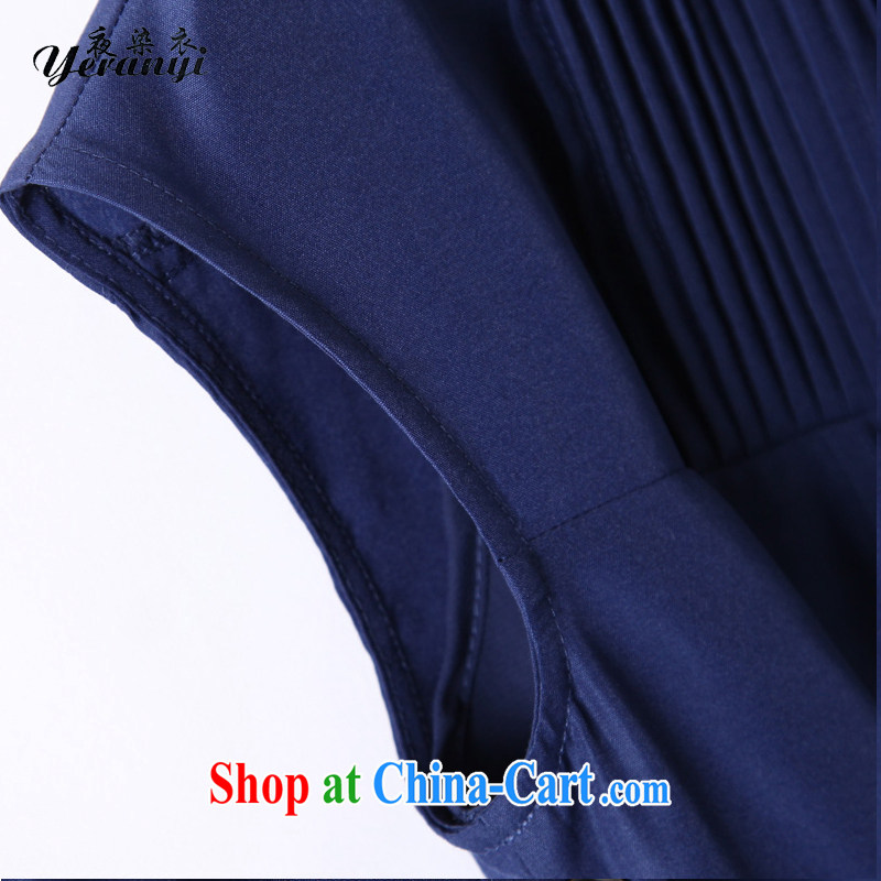 My dyeing clothing summer 2015 new, the United States and Europe, female cardigan Sau San coin beauty dress dark blue 4 XL (155 - 170 ) jack, my dyeing clothing (yeranyi), online shopping