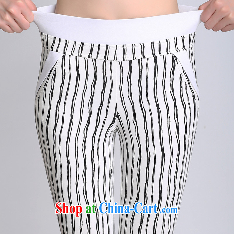 Population-hee , Anne mm thick summer larger female-abdominal video thin, high-waist stamp duty 9 solid pants and indeed increase code castor pants 20,055 dual stripes 30/2 XL, silk-hee , Connie, shopping on the Internet