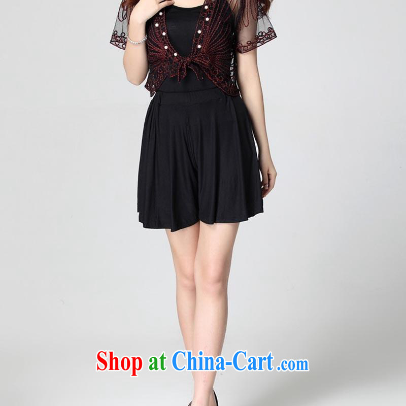618 the urges the Taliban, summer 2015 new, larger female and FAT and FAT people wear loose video thin 100 hem shorts girl hot pants 5061 black XXXXL, the Lai, and shopping on the Internet