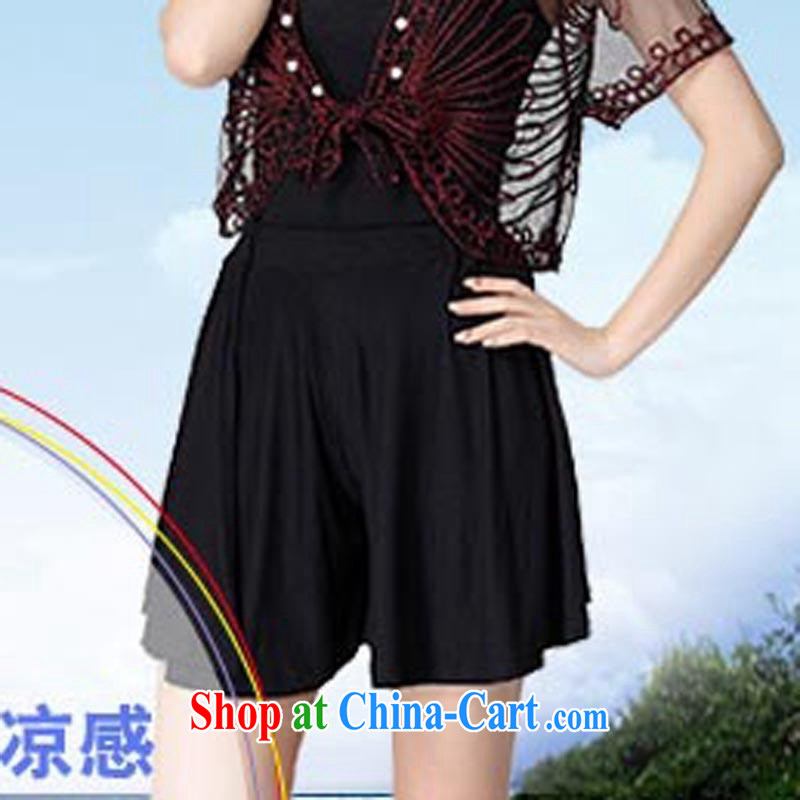618 the urges the Taliban, summer 2015 new, larger female and FAT and FAT people wear loose video thin 100 hem shorts girl hot pants 5061 black XXXXL, the Lai, and shopping on the Internet
