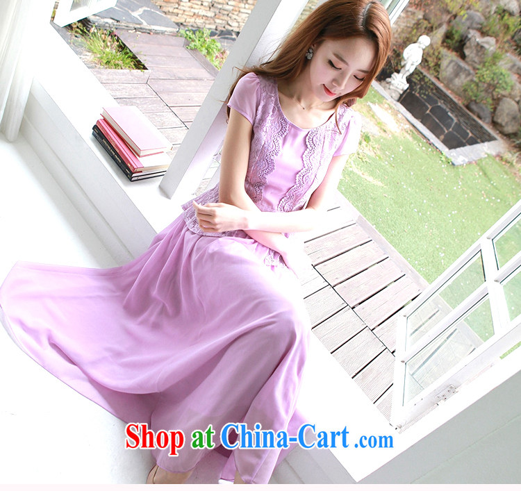 The Lai 2015 Korean version of the greater code female new summer beauty, sweet graphics thin short-sleeved lace large snow woven long skirt, long dress 99,210 black XXXXL pictures, price, brand platters! Elections are good character, the national distribution, so why buy now enjoy more preferential! Health