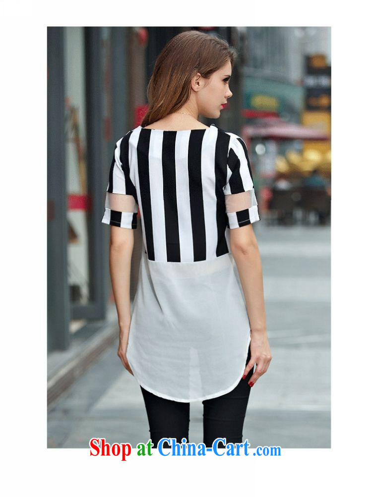 The EITAI Code women 2015 the FAT and FAT mm summer graphics thin stripes T shirt, long dresses picture color 4 XL 160 - 180 Jack pictures, price, brand platters! Elections are good character, the national distribution, so why buy now enjoy more preferential! Health