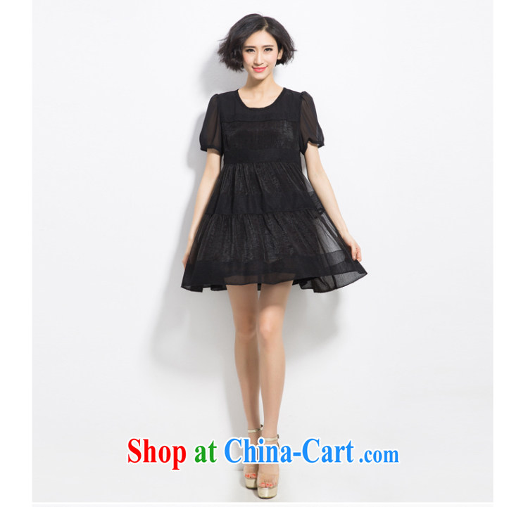 Eternal-soo and indeed increase, female dress thick sister 2015 summer new thick mm thick, graphics thin, Korean snow woven relaxed mask poverty A field skirt black 3 XL pictures, price, brand platters! Elections are good character, the national distribution, so why buy now enjoy more preferential! Health