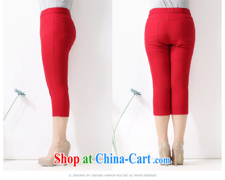 The multi-po 2015 summer new thick MM larger female in short about 100 ground graphics thin stretch 7 solid pants K 635 red 38 pictures, price, brand platters! Elections are good character, the national distribution, so why buy now enjoy more preferential! Health