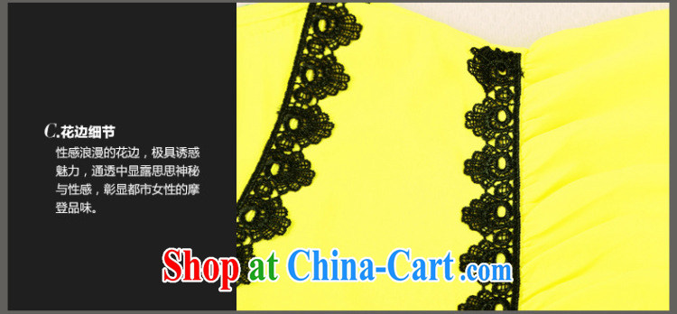 Morning would be 2015 and indeed increase, female summer New Style sweet knocked color lace lace V collar strap fly cuff mm thick snow woven dresses yellow 5 XL (recommendations 180 - 200 jack) pictures, price, brand platters! Elections are good character, the national distribution, so why buy now enjoy more preferential! Health