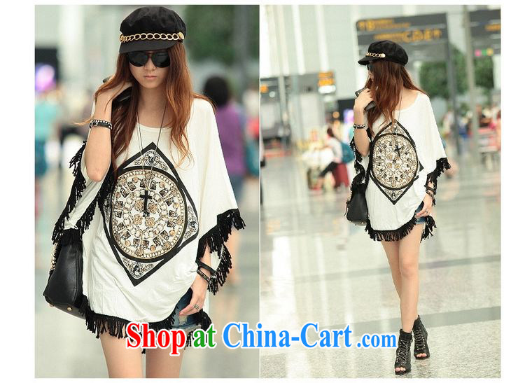 Flexible early summer 2015 Korean leisure loose the code female 100 hem stamp pattern the Code, long bat shirt T pension 200 jack can be seen wearing black are code pictures, price, brand platters! Elections are good character, the national distribution, so why buy now enjoy more preferential! Health