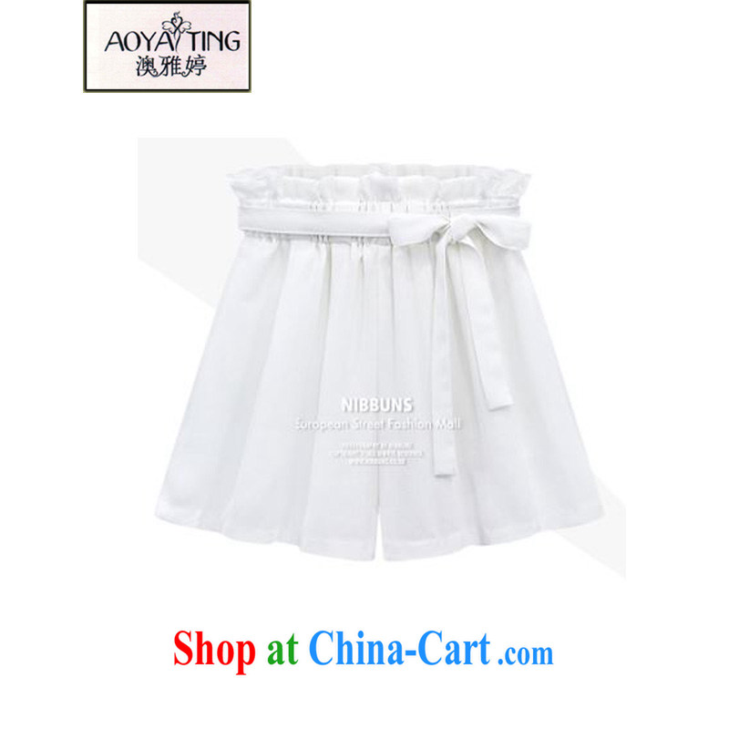 o Ya-ting 2015 summer New, and indeed increase, female fat mm video thin Elastic waist shorts Wide Leg hot pants female black 4 XL recommends that you 160 - 180 jack, O Ya-ting (aoyating), and, on-line shopping