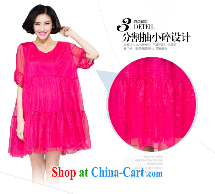 Eternal show 2015 summer mm thick new, larger female loose video thin large A before Lantern sleeve dress black 3 XL pictures, price, brand platters! Elections are good character, the national distribution, so why buy now enjoy more preferential! Health