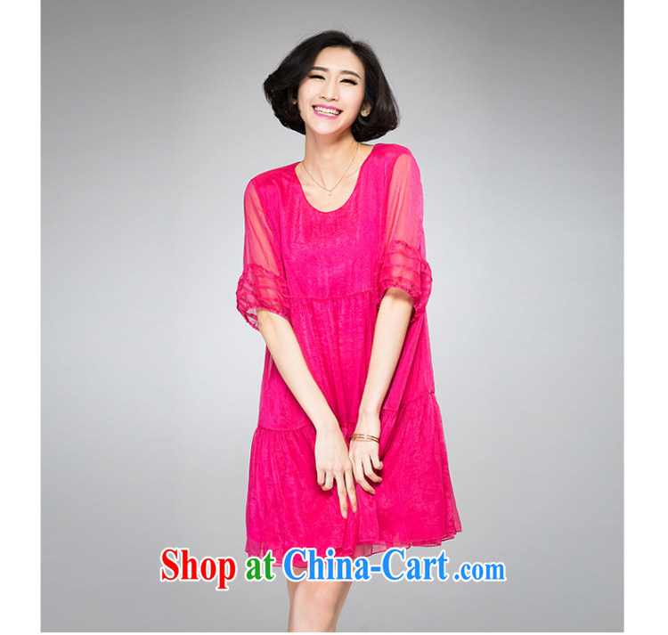 Eternal show 2015 summer mm thick new, larger female loose video thin large A before Lantern sleeve dress black 3 XL pictures, price, brand platters! Elections are good character, the national distribution, so why buy now enjoy more preferential! Health