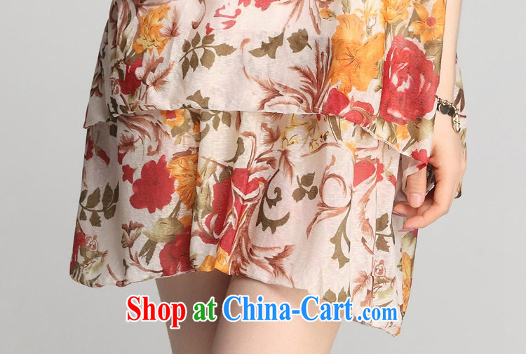 Thanks for Shu Mei 2015 summer new female floral loose lantern cuff double-glazed tile 5 of the cuff, female dresses 0022 apricot (Mall, genuine) L pictures, price, brand platters! Elections are good character, the national distribution, so why buy now enjoy more preferential! Health