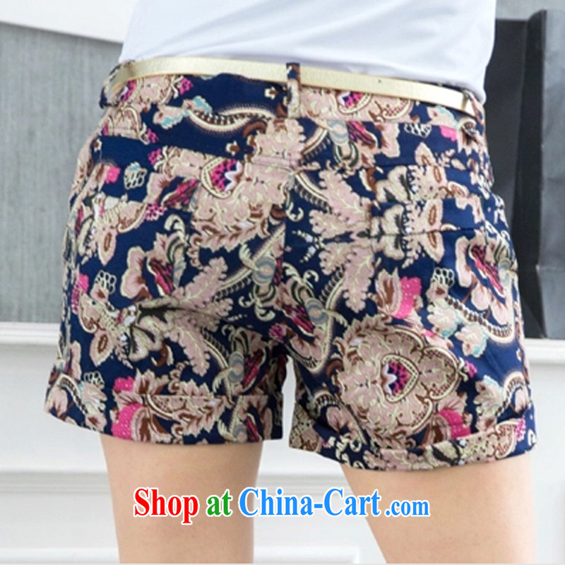 The United States and Europe, female 2015 summer new thick MM the fat and loose video thin shorts and indeed increase, female fat sister summer decoration and stupid pants Map Color XXL, Biao (BIAOSHANG), online shopping