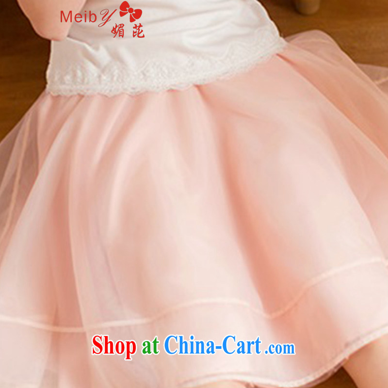 Ladies high waist half skirt short skirt the root yarn body skirt, long summer, Shaggy skirt skirt in 8601 pink L