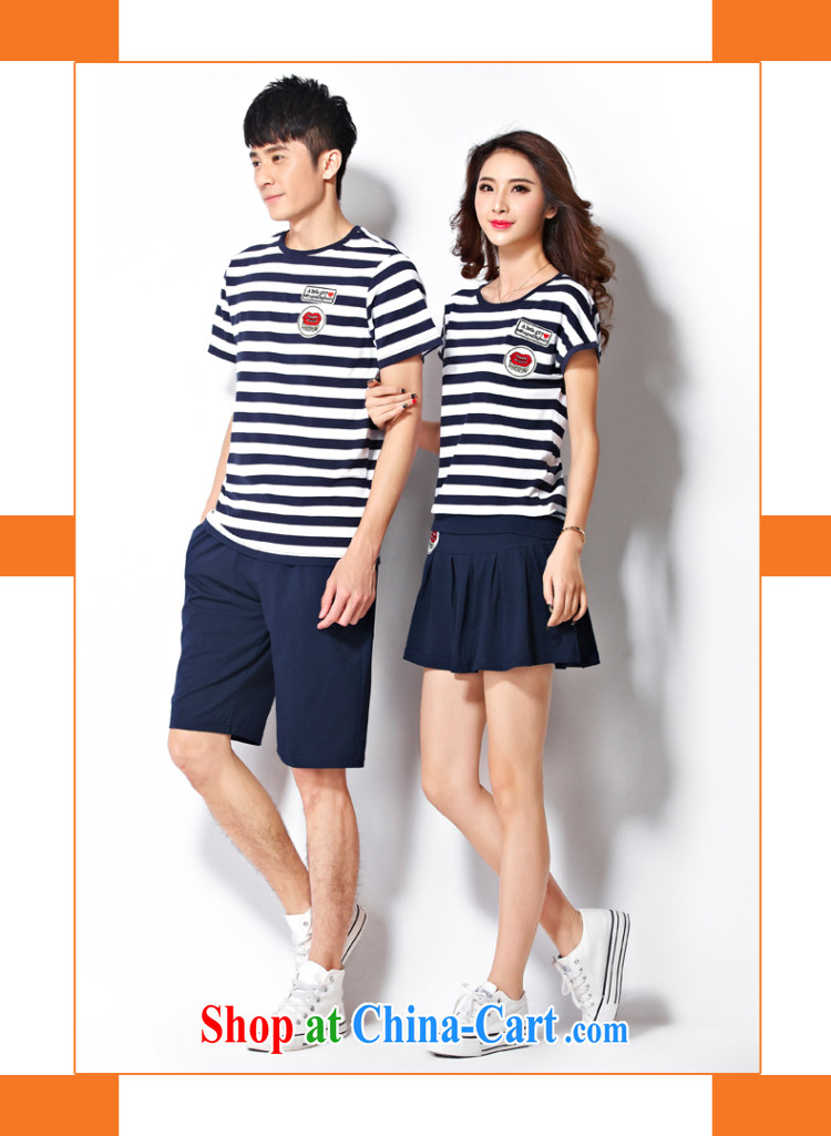 Blue Fox summer new sportswear men and women with short-sleeved shorts streaks couples with casual wear two-piece basketball Kit, Kit blue 3 XL men pictures, price, brand platters! Elections are good character, the national distribution, so why buy now enjoy more preferential! Health