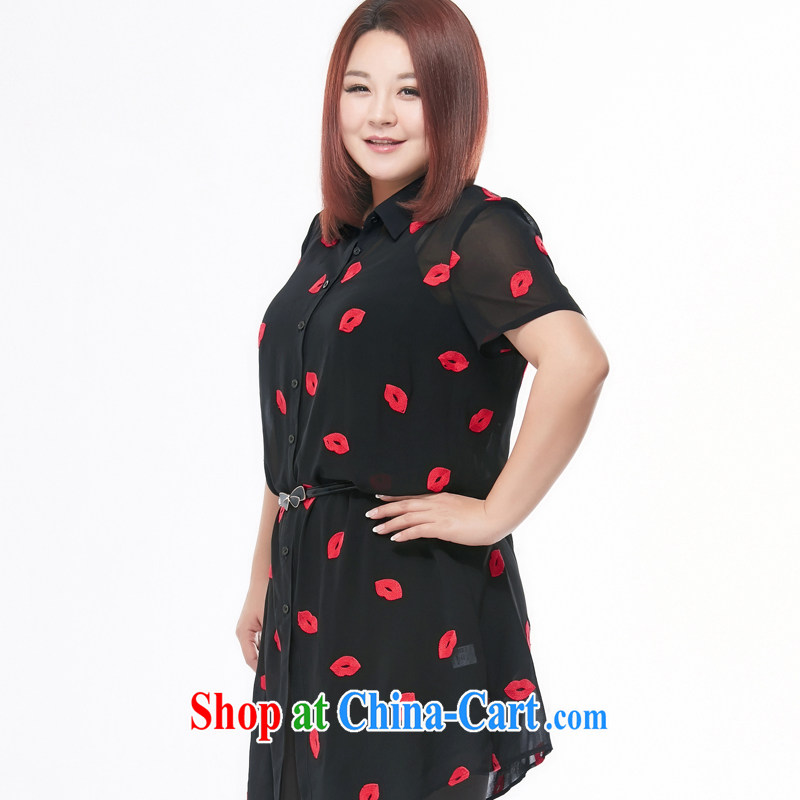 MSSHE XL girls 2015 new summer MM thick snow woven shirts sunscreen jacket ultra-long, 4693 black 2 XL, Susan Carroll, Ms Elsie Leung Chow (MSSHE), online shopping