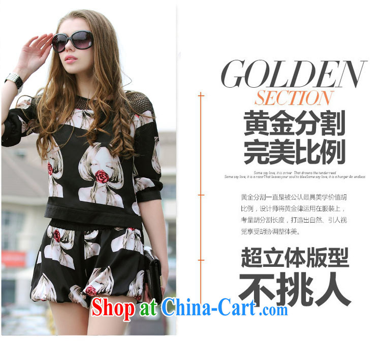 ZZ &FF summer 2015 new Europe and North America, focusing on the MM code female leisure stamp short sleeve shorts two piece set with female summer 877 photo color XXXL pictures, price, brand platters! Elections are good character, the national distribution, so why buy now enjoy more preferential! Health
