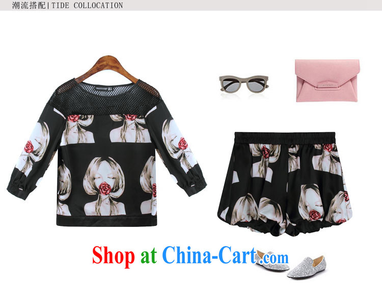 ZZ &FF summer 2015 new Europe and North America, focusing on the MM code female leisure stamp short sleeve shorts two piece set with female summer 877 photo color XXXL pictures, price, brand platters! Elections are good character, the national distribution, so why buy now enjoy more preferential! Health