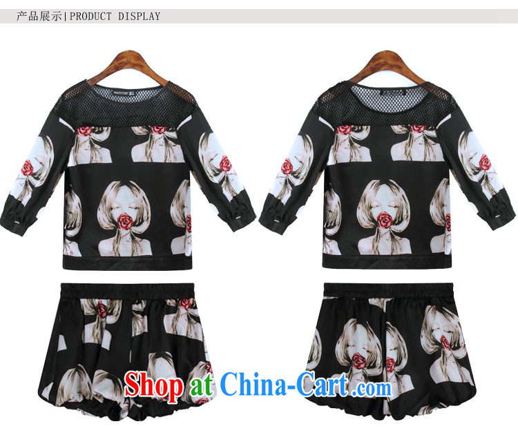 ZZ &FF summer 2015 new Europe and North America, focusing on the MM code female leisure stamp short sleeve shorts two piece set with female summer 877 photo color XXXL pictures, price, brand platters! Elections are good character, the national distribution, so why buy now enjoy more preferential! Health