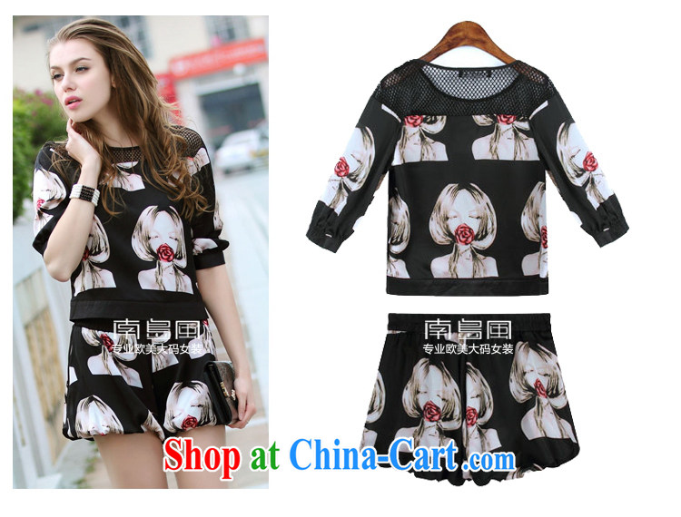 ZZ &FF summer 2015 new Europe and North America, focusing on the MM code female leisure stamp short sleeve shorts two piece set with female summer 877 photo color XXXL pictures, price, brand platters! Elections are good character, the national distribution, so why buy now enjoy more preferential! Health