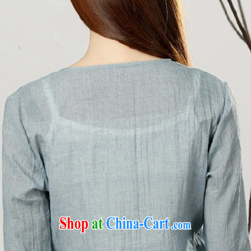 At the 2015 spring and summer Korean version of the new paragraph style resort video slim, cotton the solid color the Code on T-shirt T-shirt 96,367 light blue XL, sub-headquarters, shopping on the Internet