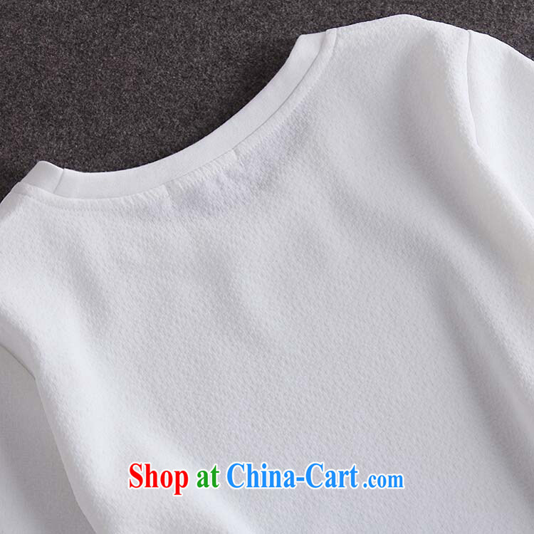 Elegance and elite 2015 elite, with spring and summer new female letter stamp short-sleeved T shirt T-shirt + streaks, trouser press kit female white XL pictures, price, brand platters! Elections are good character, the national distribution, so why buy now enjoy more preferential! Health