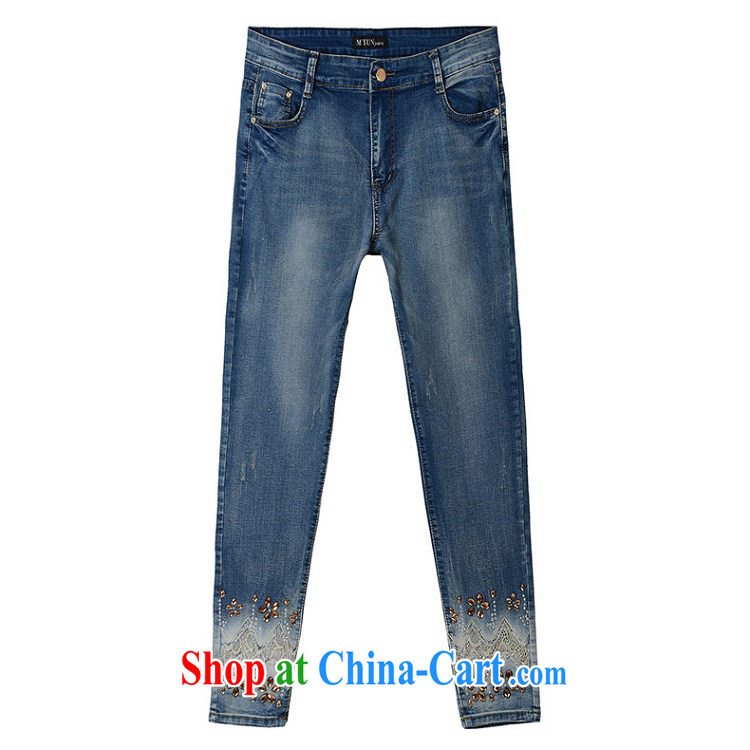 Cultivating NOS graphics thin fashion, high-waist 100 ground castor embroidery jeans pants large, female M 25,291 blue 42, pictures, price, brand platters! Elections are good character, the national distribution, so why buy now enjoy more preferential! Health