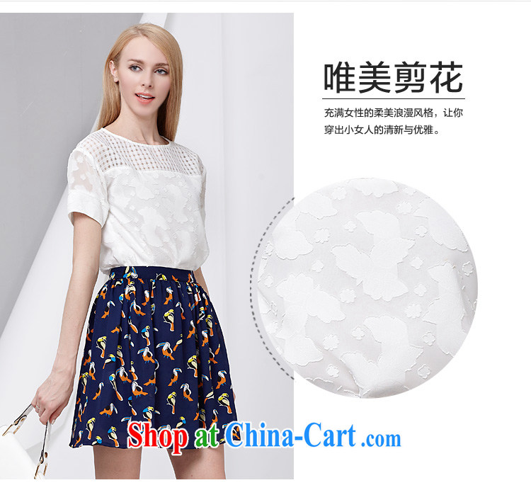 cheer for 2015 the Code women with thick MM summer new sweet solid color grid jacquard thick sister graphics thin T pension 2791 white 3XL pictures, price, brand platters! Elections are good character, the national distribution, so why buy now enjoy more preferential! Health