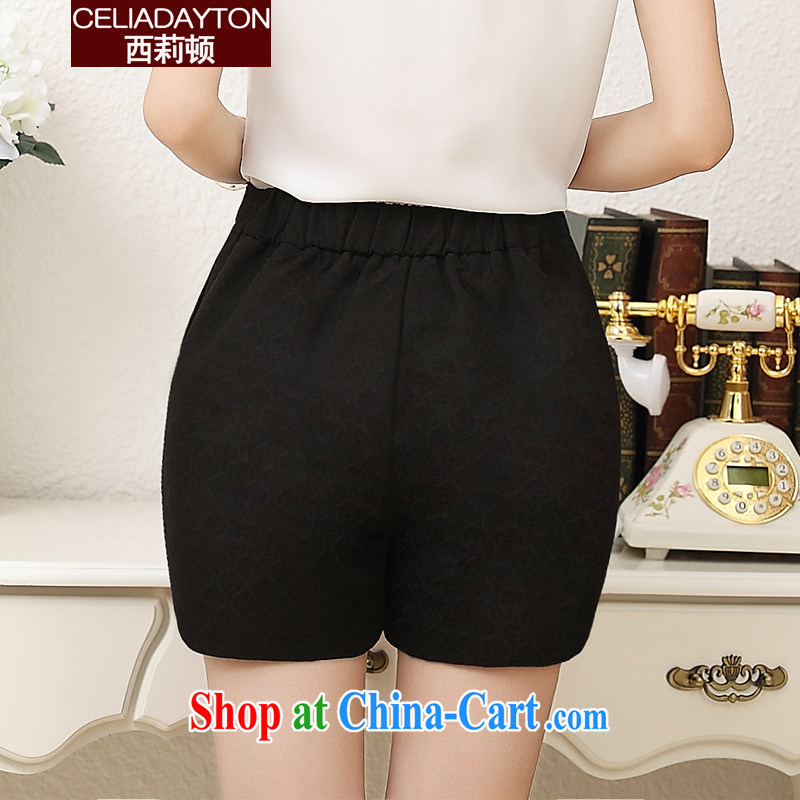 Szili Clinton's larger female pants 2015 summer new mm thick sister and indeed XL loose video thin shorts girl hot pants 100 on widening and 3 pants snow woven trousers of red 5 XL, Cecilia Medina Quiroga (celia Dayton), online shopping