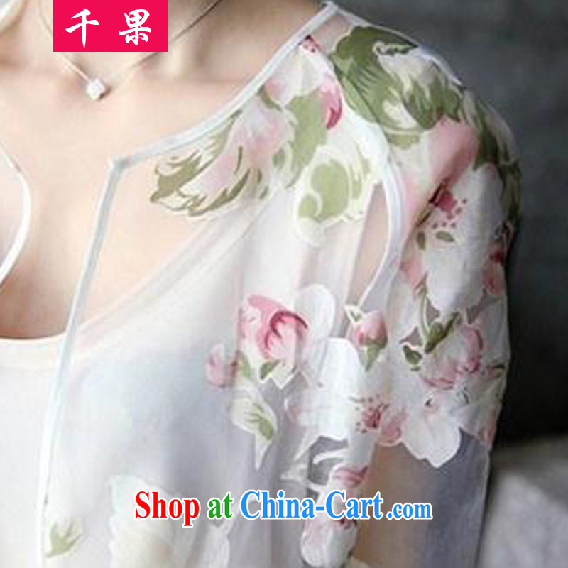 1000 fruit XL female sunscreen clothing and thick mm 2015 summer wear thick, graphics thin, long, stamp duty on long-sleeved shirts and belt transparent thin coat 363 3 XL recommendations 160 - 190 jack, 1000 fruit (QIANGUO), shopping on the Internet