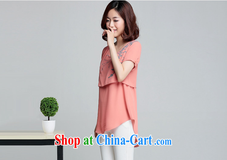 If code 2015 summer girls thick mm summer increase the fat code graphics thin ice woven shirt short-sleeved T-shirt hidden cyan 3 XL pictures, price, brand platters! Elections are good character, the national distribution, so why buy now enjoy more preferential! Health